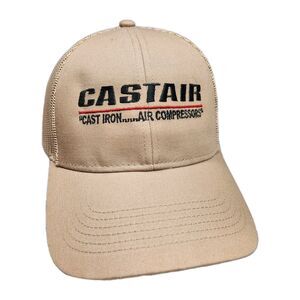 Castair Hat Cap Mens Tan Mesh Snapback‎ Workwear Chore Construction Utility
